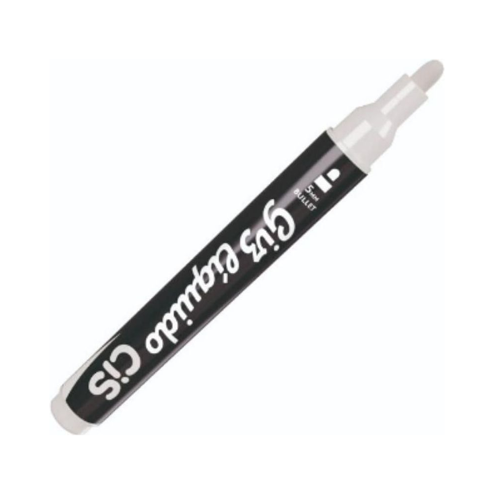 Marcador Giz L&iacute;quido Branco CIS