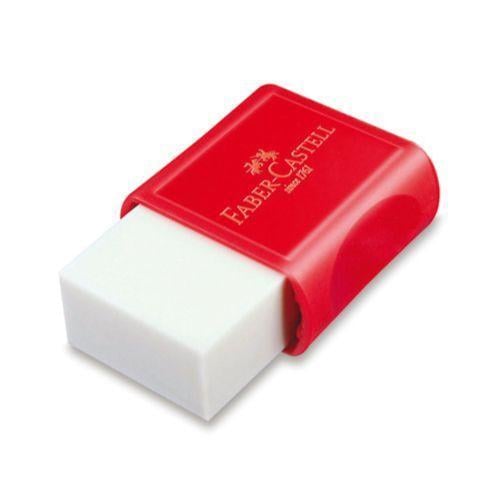 Borracha com Capa Pl&aacute;stica TK PLAST 7024 Faber-Castell Multicor