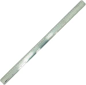 R&eacute;gua  0 Furos 0mm Maxcril Alum&iacute;nio Multicor 50cm