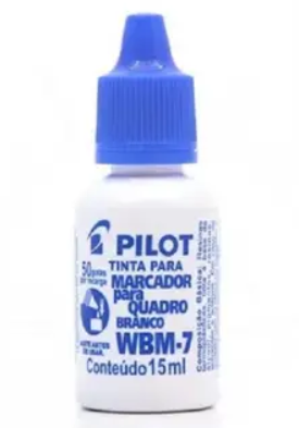 Tinta Marcador Quadro Branco WBM-7 Pilot Azul 15ml Unit&aacute;rio