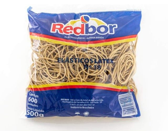 El&aacute;stico Red Bor N&ordm; 18 500 gramas