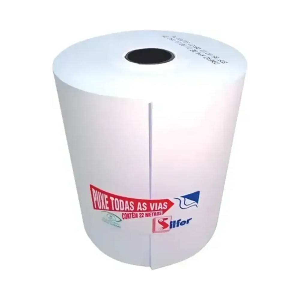 Bobina para Calculadora Silfer 76mm x 22m 2 Vias unitário