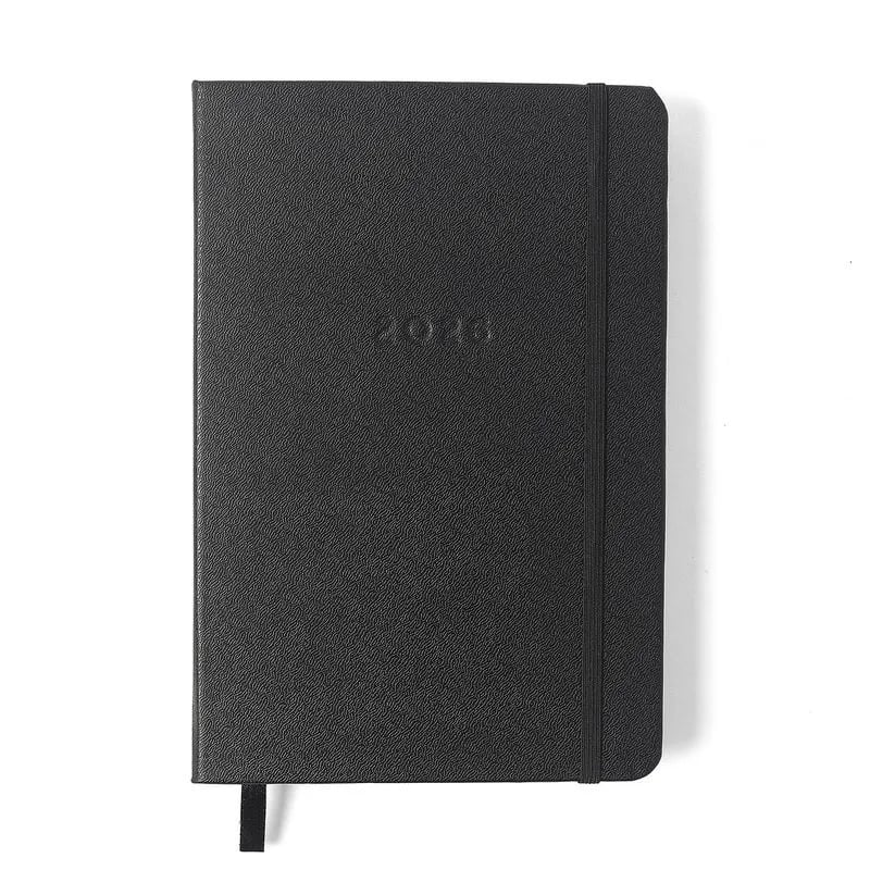 Agenda Planner Di&aacute;ria Cicero 2026 Cl&aacute;ssica Preta 14x21cm