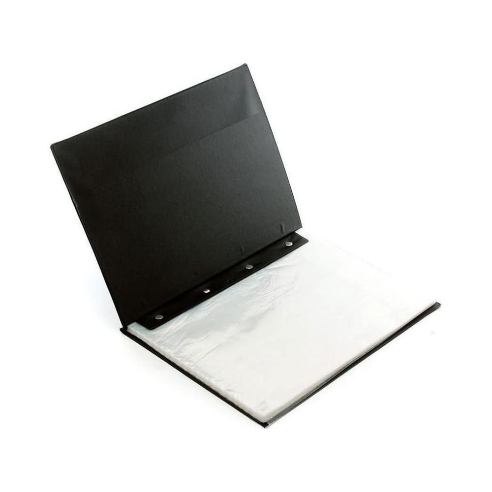 Pasta Cat&aacute;logo Papel M&eacute;dio ACP Preta 100 Envelopes