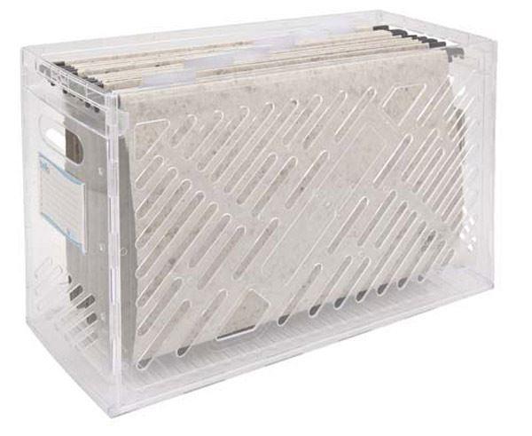 Organizador de Pasta Suspensa Eco com 6 Divis&oacute;rias Cristal Dello