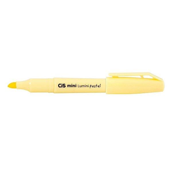 Marca Texto Mini Lumini Pastel Amarelo CIS