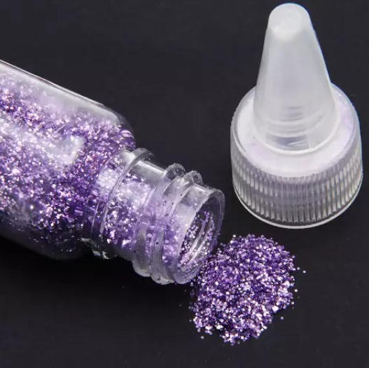 Glitter Poliéster Violeta 15g – Make+