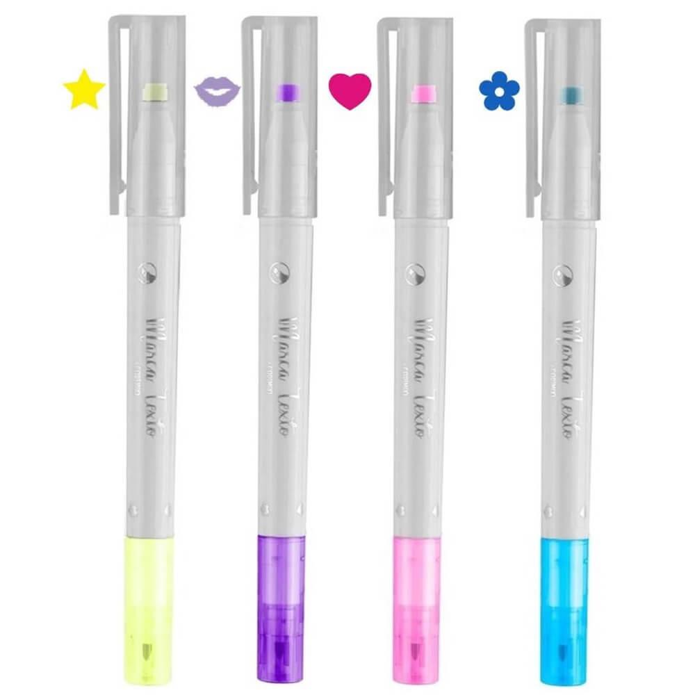 Marca Texto Ponta Dupla Carimbo CA2030 BRW