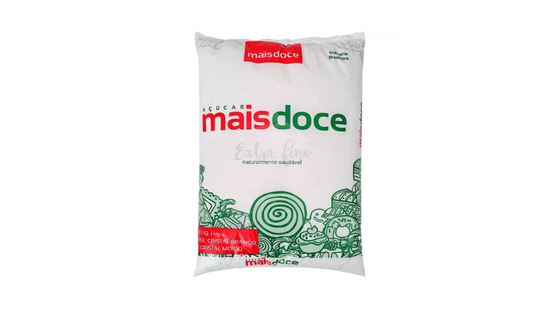 A&ccedil;&uacute;car Refinado Mais Doce 1kg