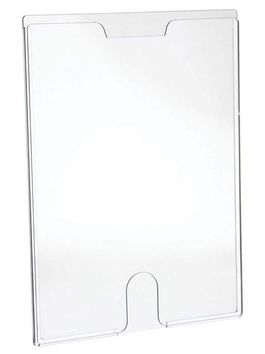 Prancheta Pl&aacute;stica Of&iacute;cio Maxcril 34.5cm x 23cm Cristal Unit&aacute;ria