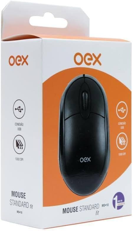 Mouse com Fio Standard fit MS 10 OEX