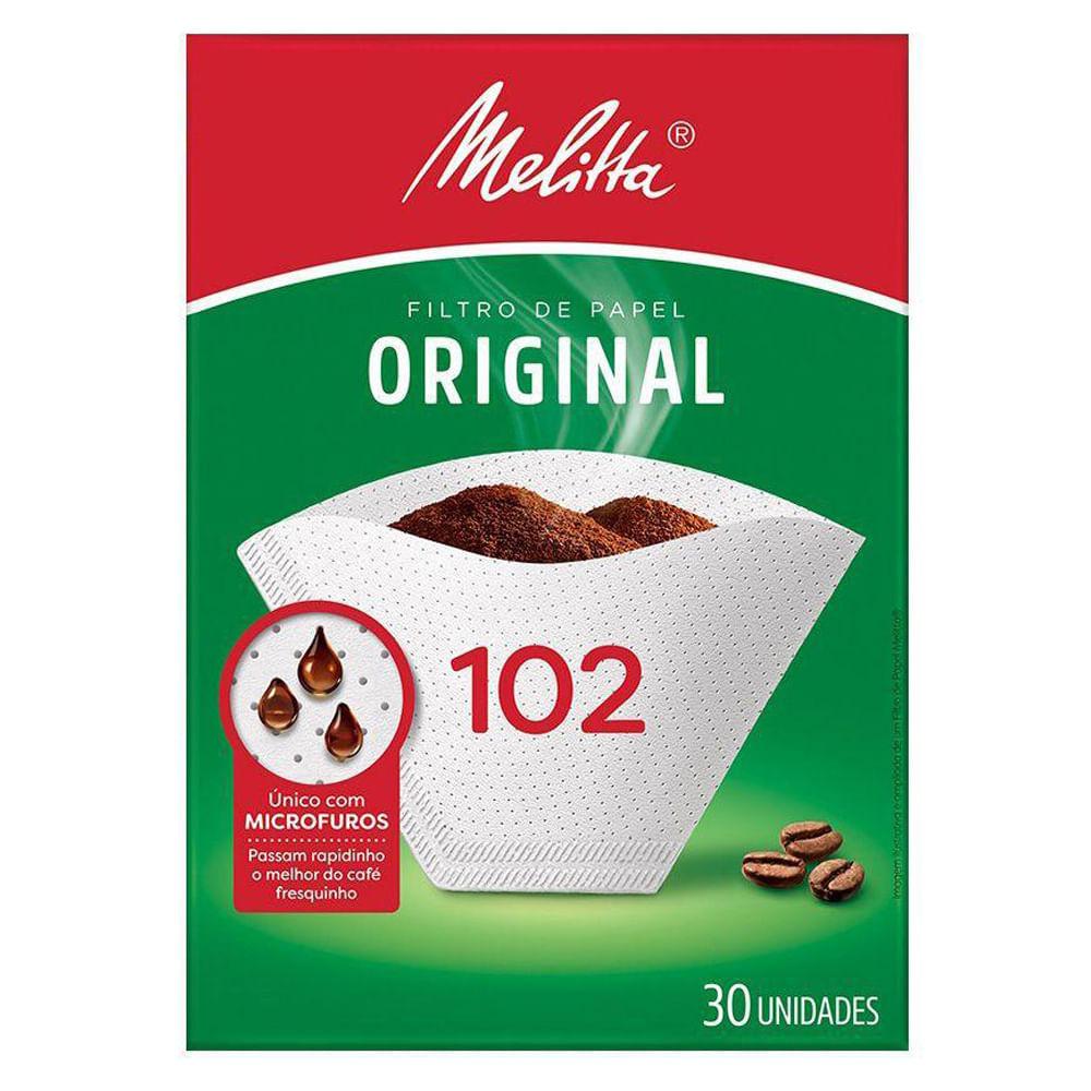 Filtro de papel 102 Melitta Original 30 folhas