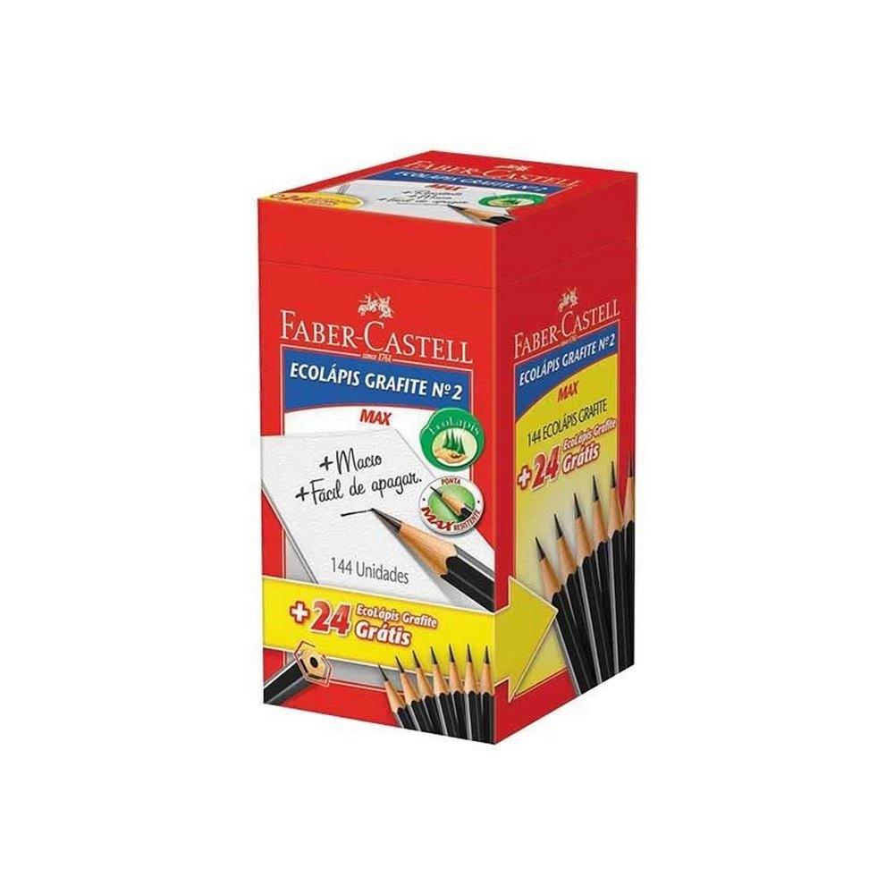 Lápis Grafite HB Faber-Castell 168 unidades