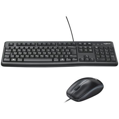 KIT TECLADO E MOUSE LOGITECH MK120 USB