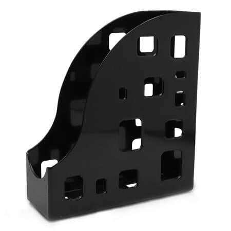 Porta Revistas Dello Preto 87mm x 245mm x 280mm