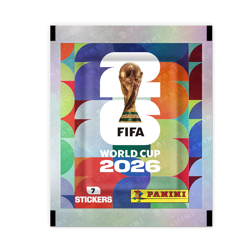 Envelopes de Figurinhas FIFA World Cup 2026 com 7 Cromos Panini