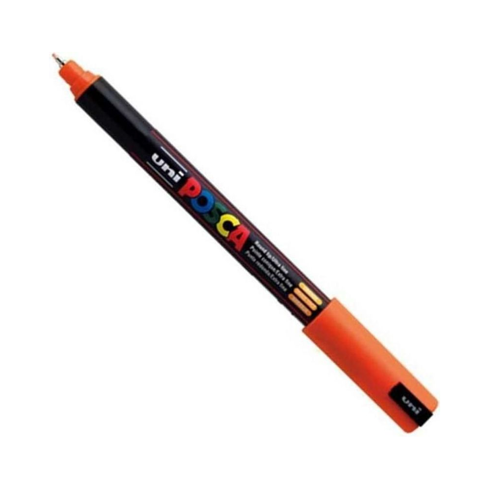 Marcador Art&iacute;stico 0.7mm PC-1MR Uni POSCA Laranja
