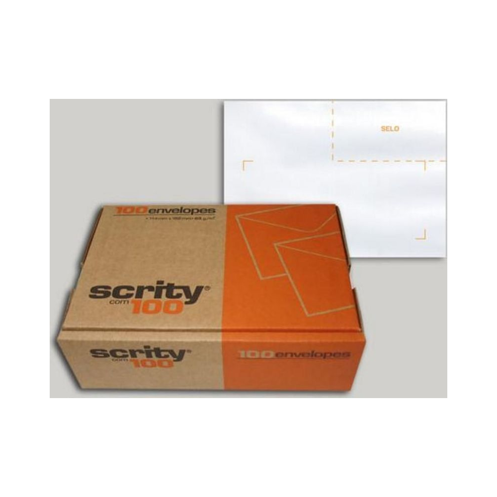 Envelope Saco Branco 26x36cm 100 un