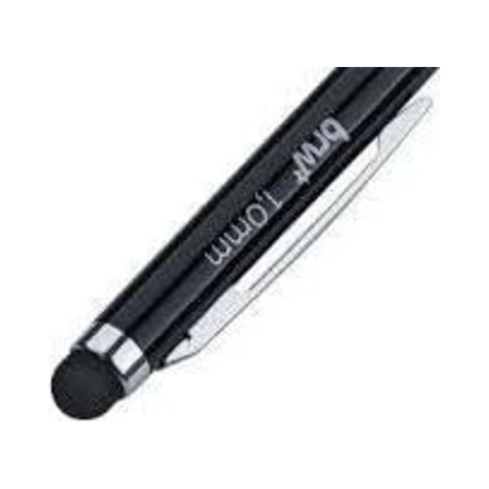 Caneta Esferogr&aacute;fica Met&aacute;lica Prime Touch 1.0mm BRW Preta