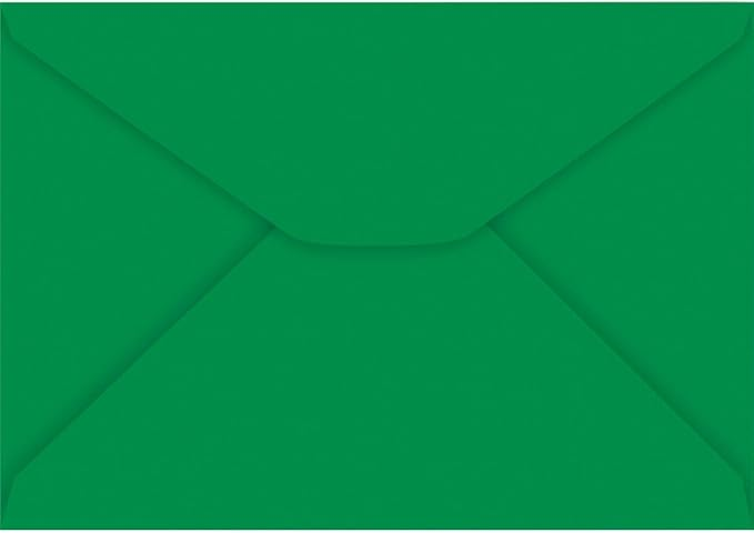 Envelope Carta 2472 Foroni Verde Escuro 114x162mm 85g