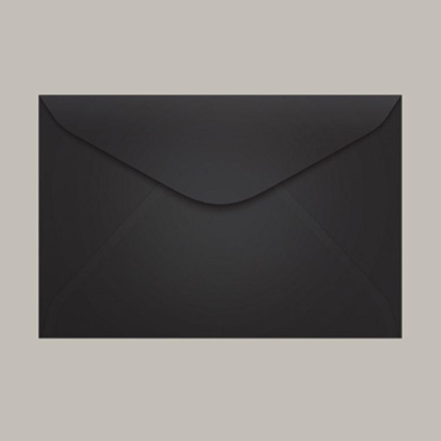 Envelope MoDello Visita Preto Foroni 72mm x 108mm 80g/m&sup2; Unit&aacute;rio