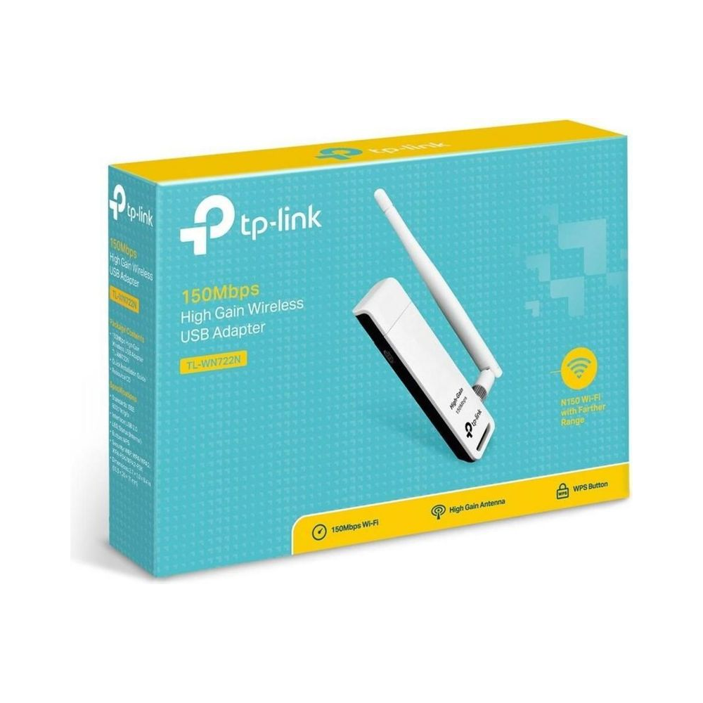 Adaptador Wireless USB 150 Mbps TL-WN722N TP-Link