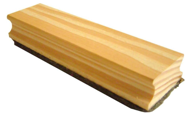 Apagador para Quadro GIZ Madeira Pinus Stalo 2cm x 4cm x 13cm