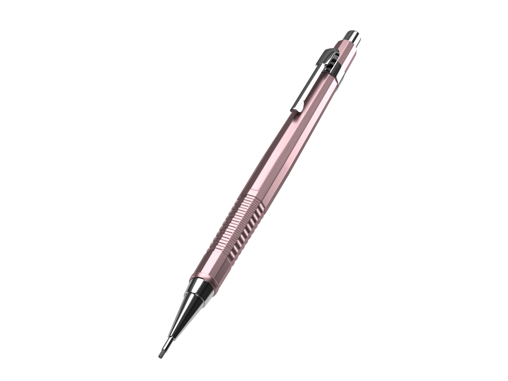 Lapiseira 0.7mm Tecno Metálica Rosé Gold Cis