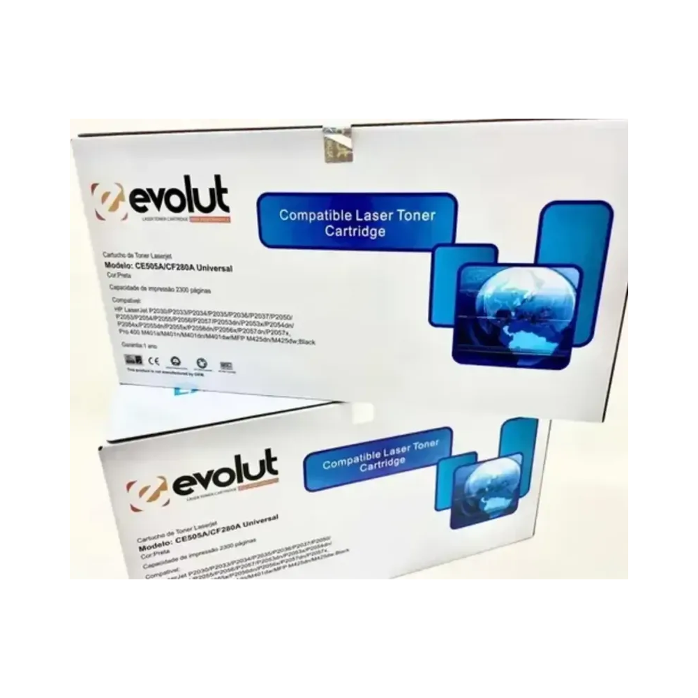 Toner Laserjet Compat&iacute;vel Evolut CE505A/CF280A Universal Preto