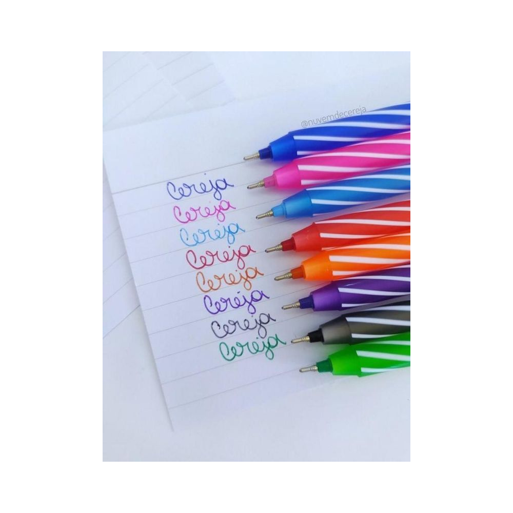 Caneta Esferogr&aacute;fica 0.7mm Spiro Cis Cores Sortidas