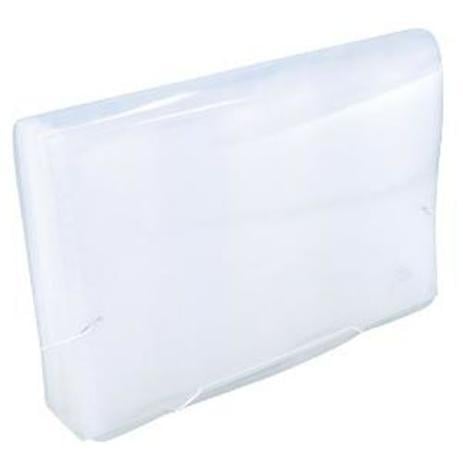 Pasta Sanfonada Pl&aacute;stica A4 31 divis&oacute;rias YES 330mm x 240mm x 65mm Cristal Unit&aacute;ria
