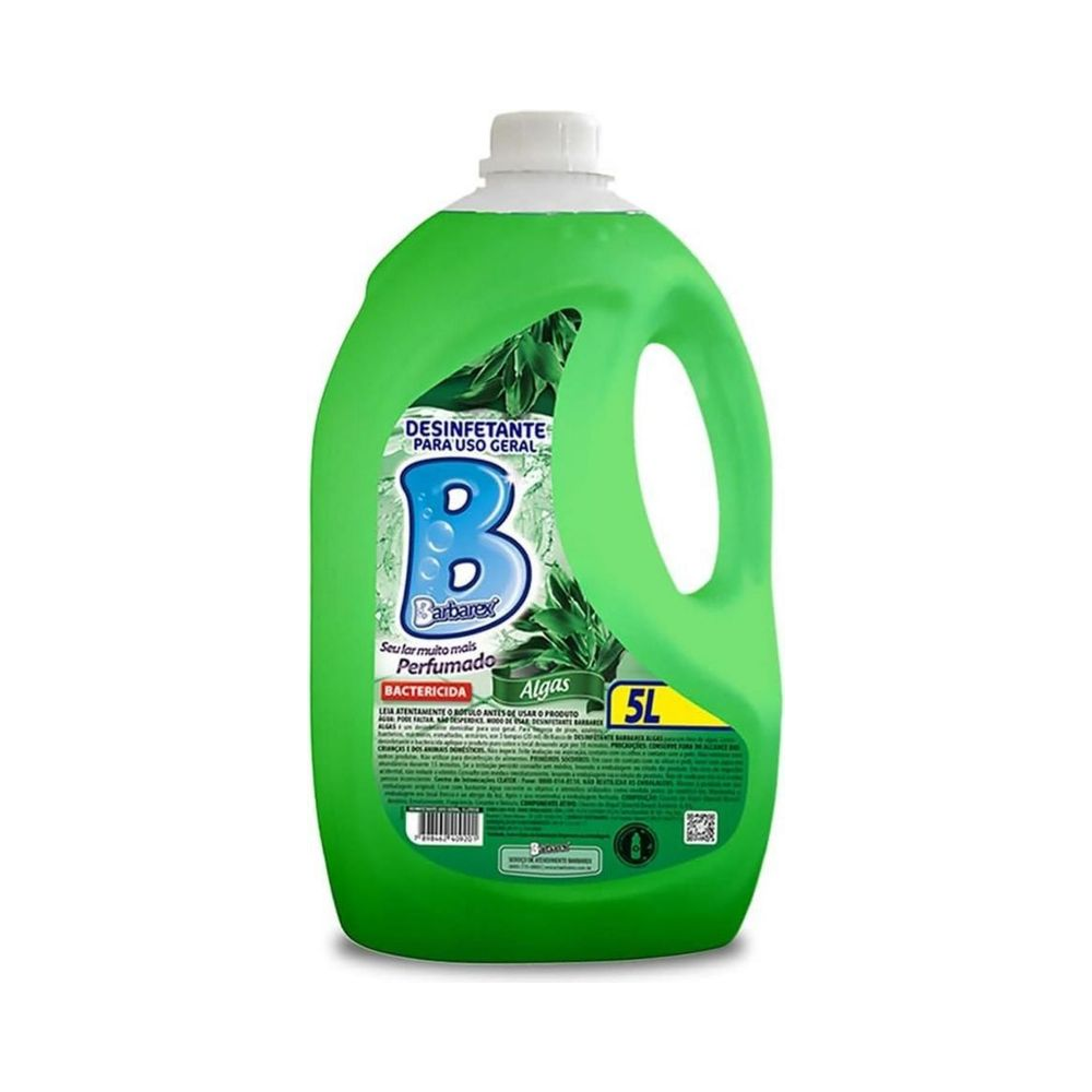 Desinfetante Bactericida Barbarex Algas 5 litros
