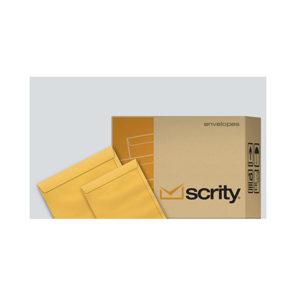 Envelope Saco Kraft Ouro 260x360 100 un