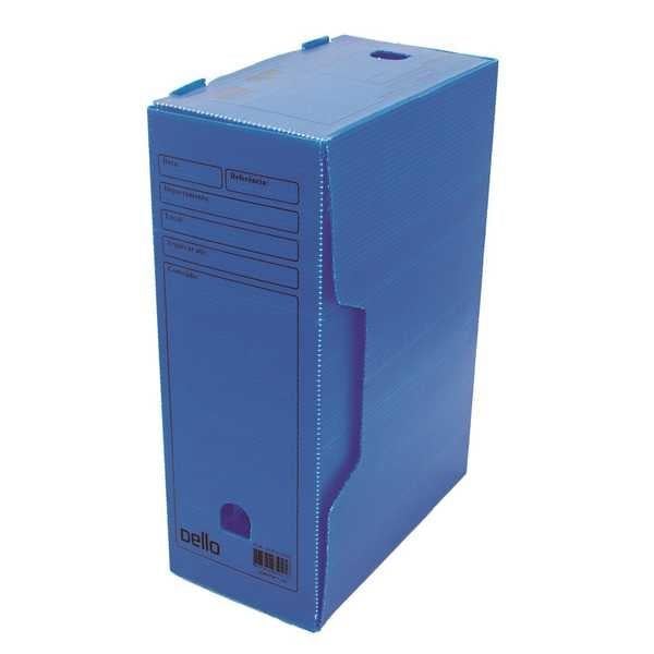 Arquivo Morto Plástico Ofício Dello Azul Unitário