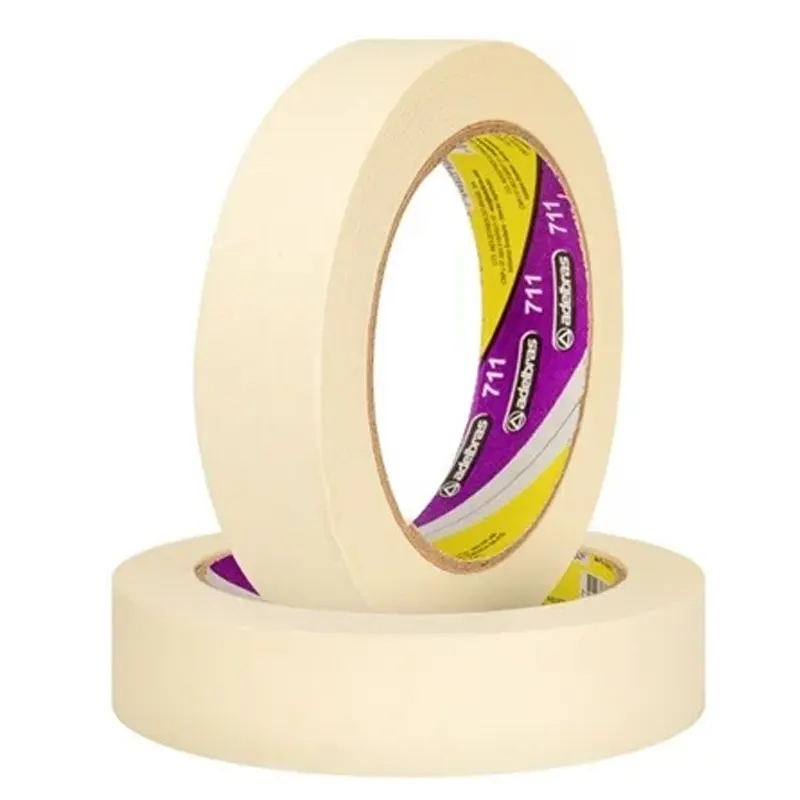 Fita Crepe 711 Adelbras Branco 24mm x 40m