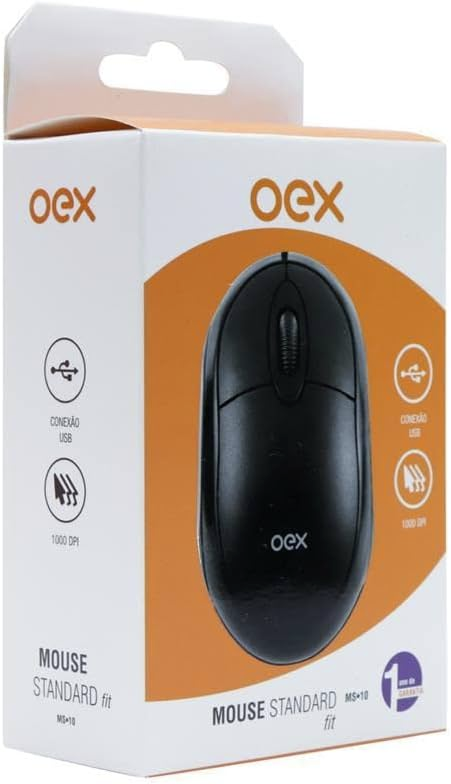 Mouse com Fio Standard fit MS 10 OEX