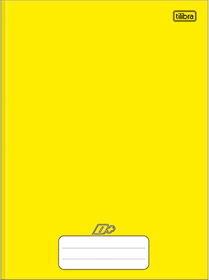 Caderno Brochura 200x275mm 96 Folhas Amarelo Tilibra