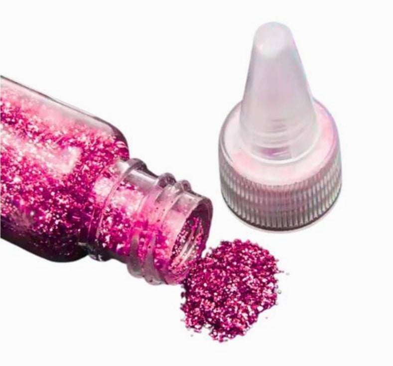 Glitter Poli&eacute;ster Rosa 15g &ndash; Make+