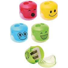 Apontador com Dep&oacute;sito Emotion Plast Tris