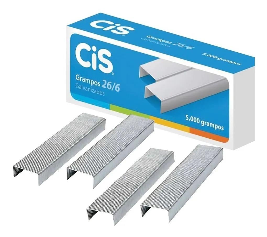 Grampos Galvanizados 26/6 CIS 5000 unidades