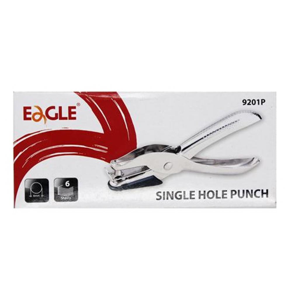 Perfurador de Papel 6 folhas 1 furo 9201P Eagle