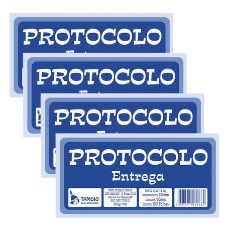 Protocolo Entrega Tamoio 100 folhas 155mm x 80mm 56g/m&sup2;