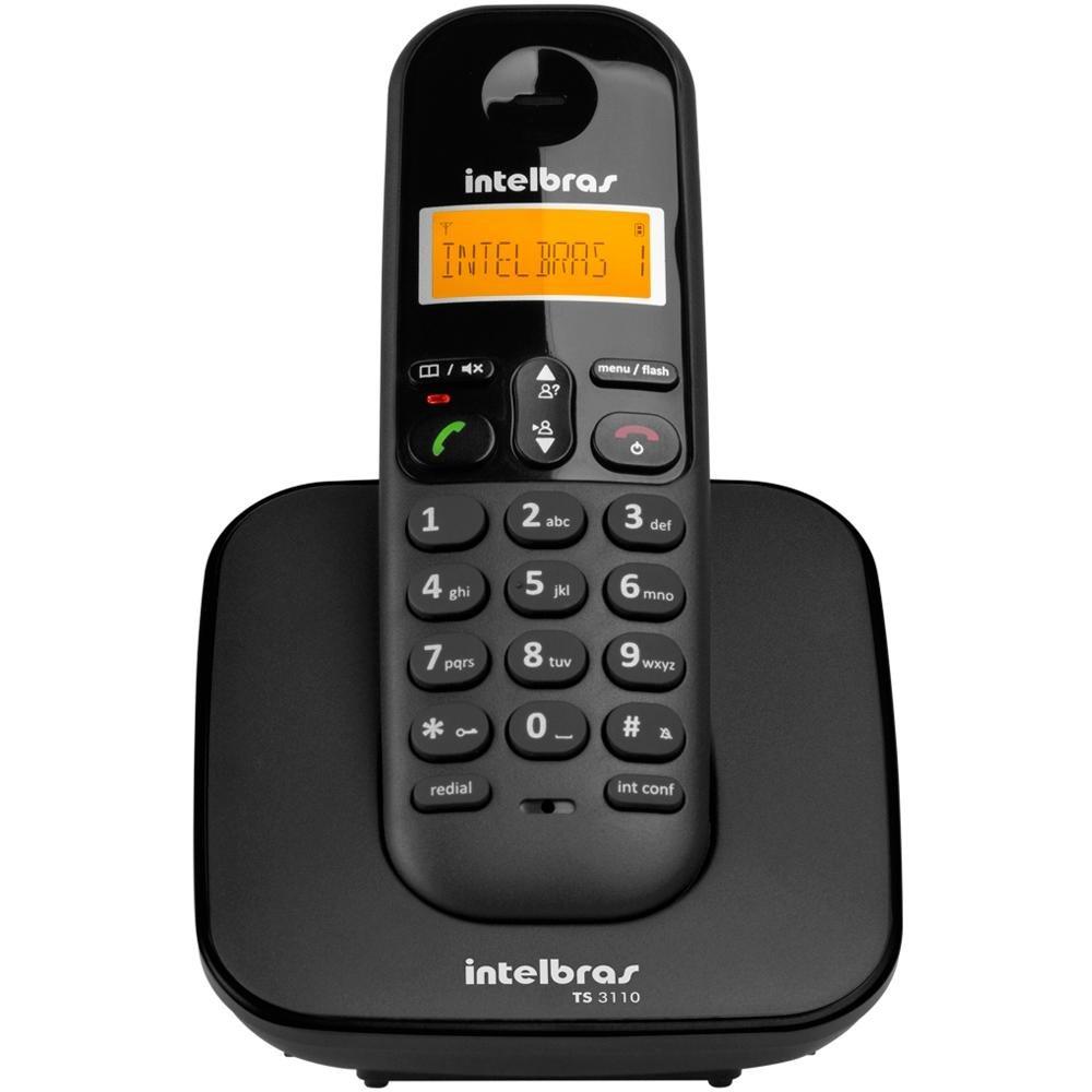 Telefone sem Fio Digital TS 3110 Intelbras Preto