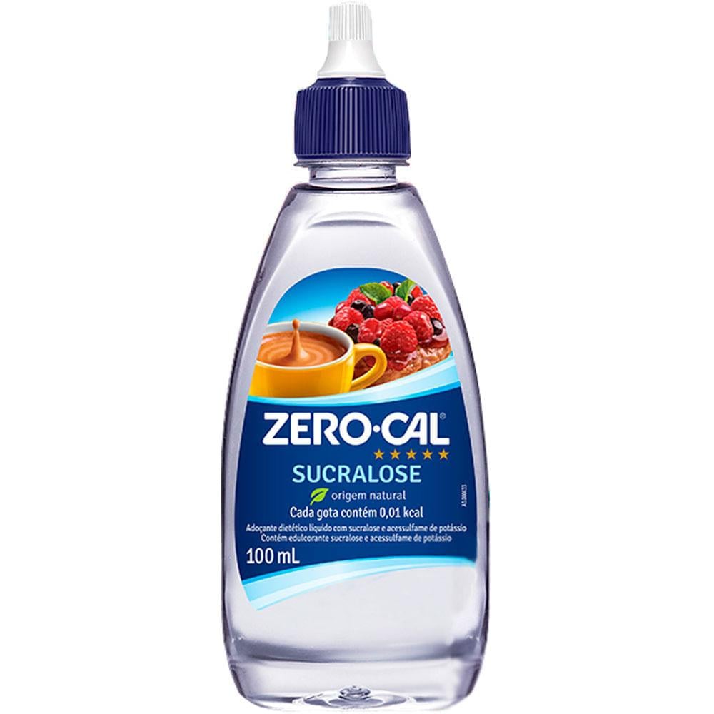 Adoçante Líquido Zero-Cal Sucralose 100ml Unitário