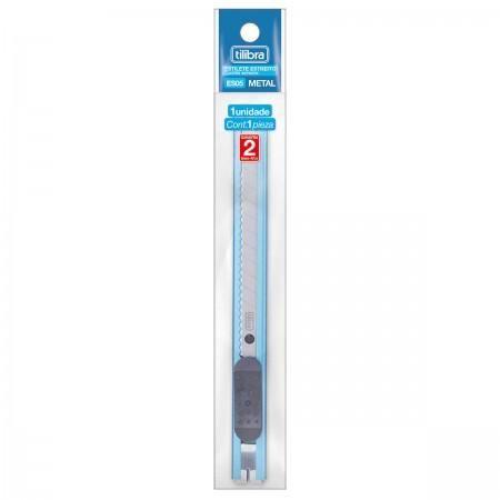 Estilete Estreito Metal ES05 Tilibra Corpo Resistente