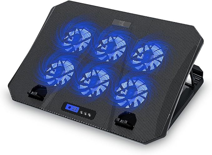 Suporte para Notebook Propmax 60000118 Maxprint 5 Ajustes USB Preto Ergon&ocirc;mico