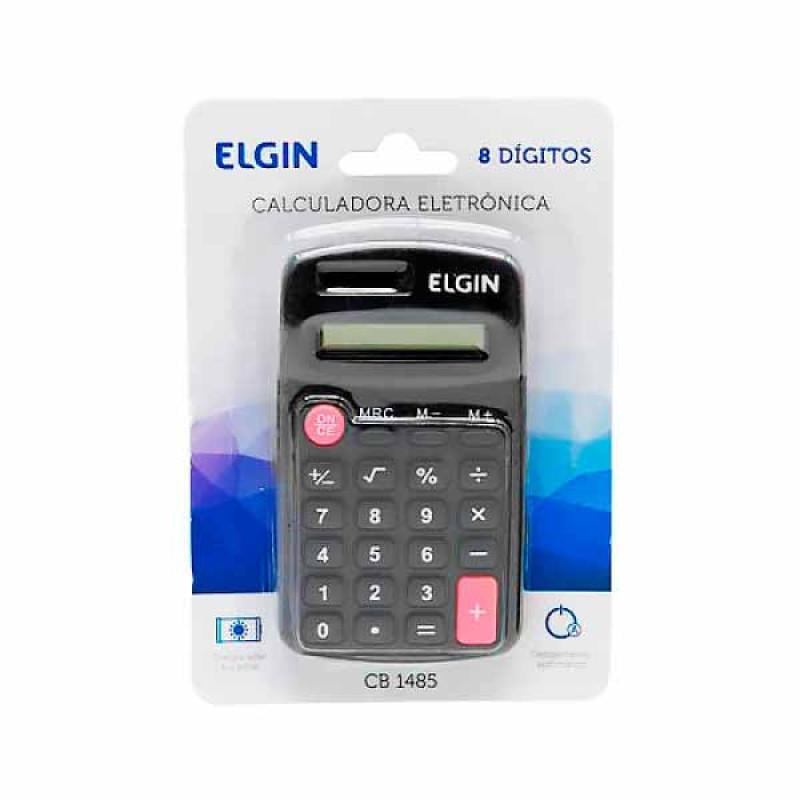 Calculadora de Bolso 8 dígitos CB 1485 Elgin