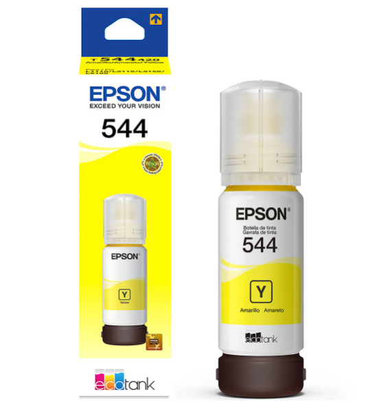 Garrafa de Tinta 544 Epson Amarelo 65ml