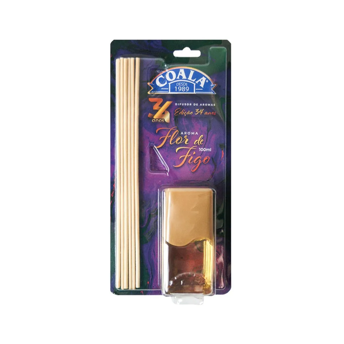 Difusor de Ambientes 5 varetas Coala Flor de Figo 100ml Unitário