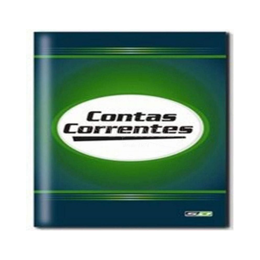 Caderno Contas Correntes S&atilde;o Domingos 50 folhas